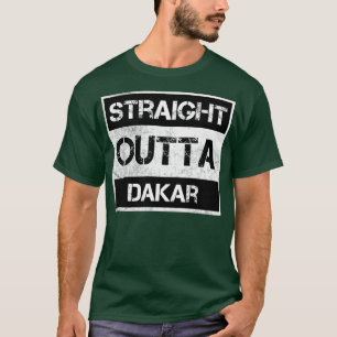 Camiseta Directamente Fuera de Dakar Senegal Vintage está m