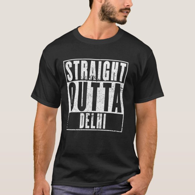 Camiseta Directamente fuera de Delhi (Anverso)