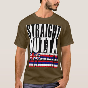 Camiseta Directamente fuera de Discovery Harbor Bandera Est