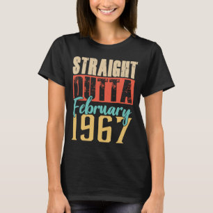 Camiseta Directamente fuera de FEBRERO de 1967 53º cumpleañ
