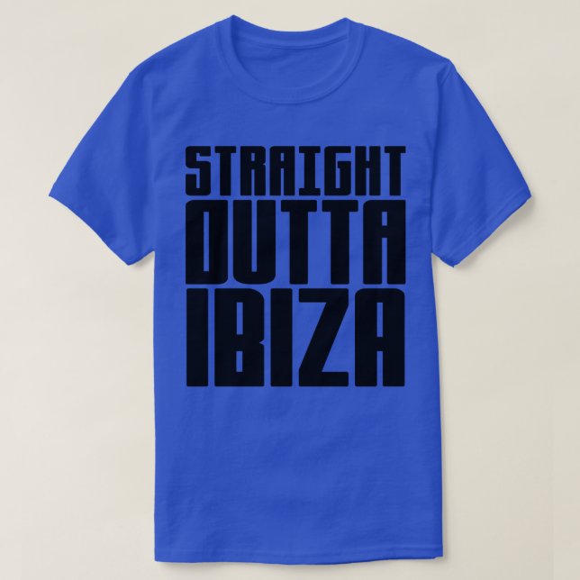 Camiseta Directamente fuera de Ibiza (Diseño del anverso)