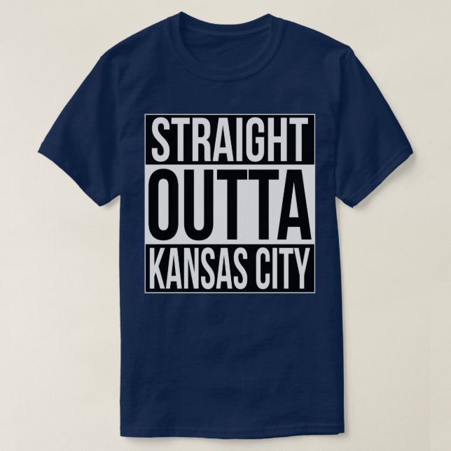 Camiseta Directamente fuera de Kansas City (Diseño del anverso)