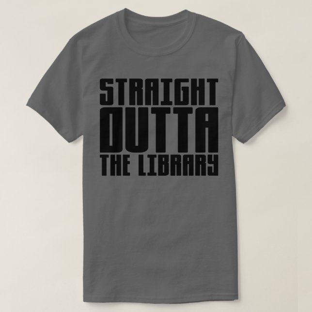 Camiseta Directamente Fuera De La Biblioteca 1 (Diseño del anverso)