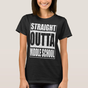 Camiseta Directamente Fuera De La Escuela Secundaria T Shir