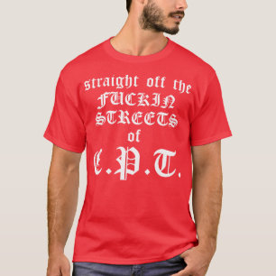 Camiseta Directamente fuera de las calles de la pandilla de