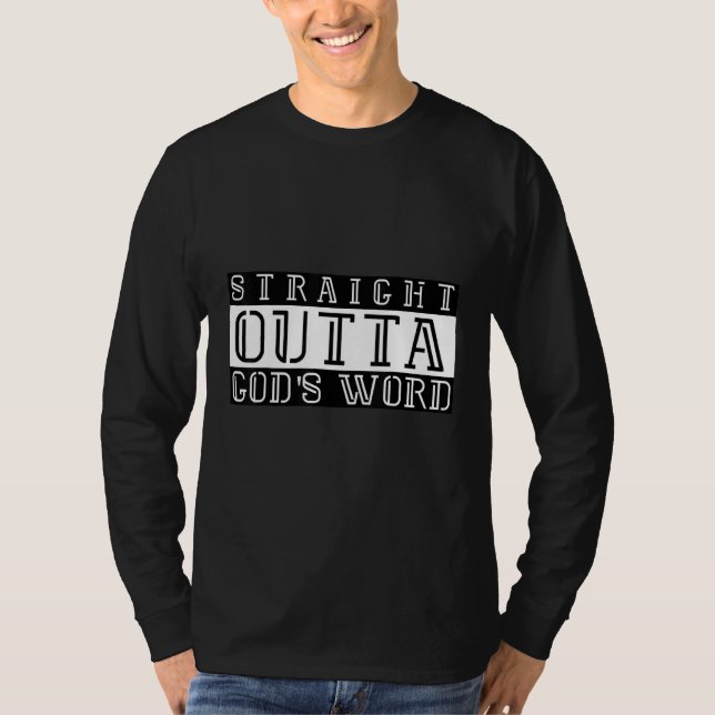 Camiseta Directamente fuera de las citas de Dios (Anverso)