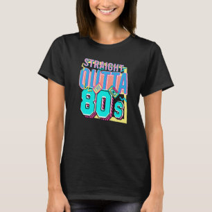 Camiseta Directamente fuera de los años 80 Nacido en la Nos