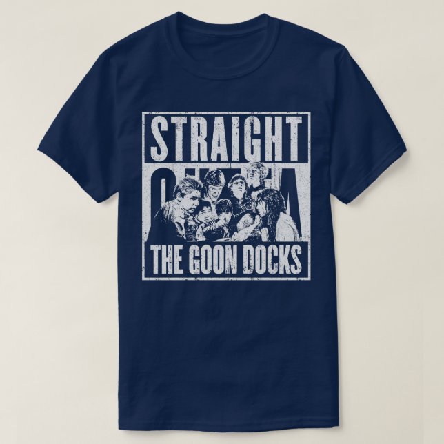 Camiseta Directamente Fuera De Los Docks Goon (Diseño del anverso)