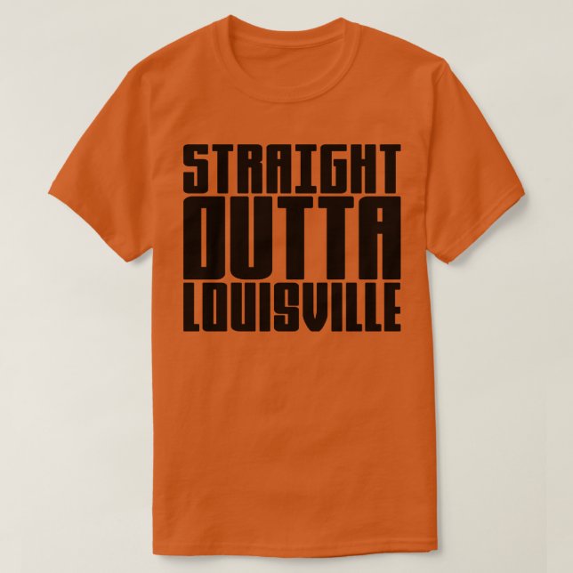Camiseta Directamente fuera de Louisville 1 (Diseño del anverso)
