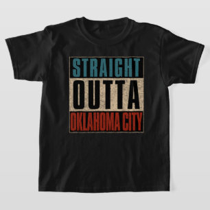 Camiseta Directamente fuera de Oklahoma Ciudad Oklahoma OK