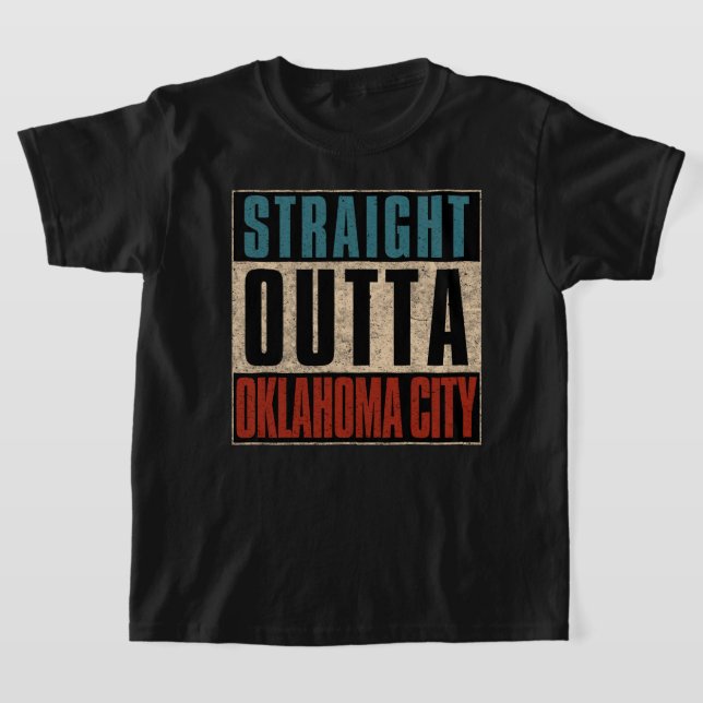 Camiseta Directamente fuera de Oklahoma Ciudad Oklahoma OK (Distribución)