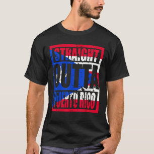 Camiseta Directamente fuera de Puerto Rico Funny Tee