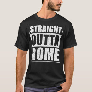 Camiseta Directamente Fuera de Roma Italia Viaje Roma