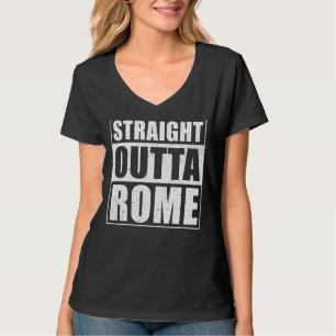 Camiseta Directamente Fuera de Roma Italia Viaje Roma