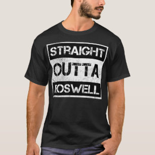 Camiseta Directamente fuera de Roswell ciudad Georgia Vinta