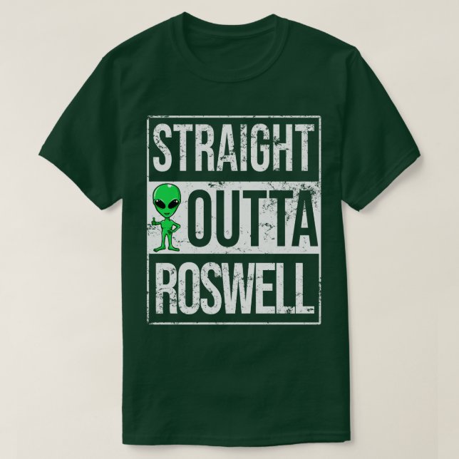 Camiseta Directamente Fuera de Roswell NM Funny (Diseño del anverso)