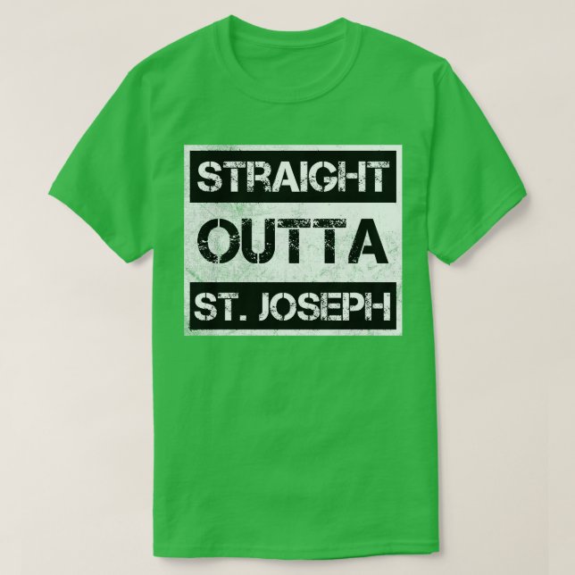Camiseta Directamente fuera de San José ciudad de Misuri Vi (Diseño del anverso)