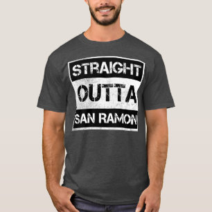 Camiseta Directamente fuera de San Ramón ciudad California