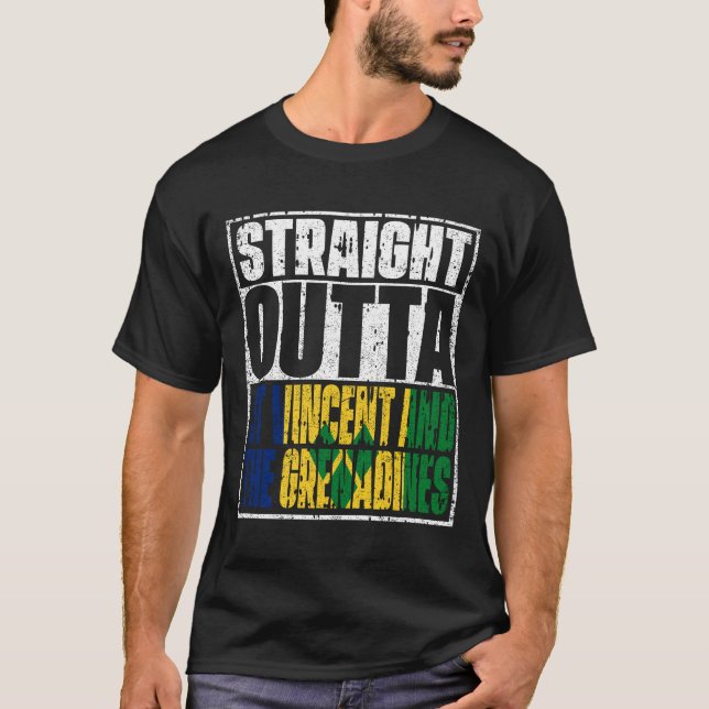 Camiseta Directamente fuera de San Vicente y las Granadinas (Anverso)