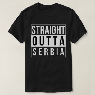 Camiseta Directamente fuera de Serbia