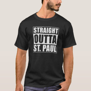Camiseta Directamente Fuera De St Paul Usa City St Paul