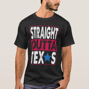 Camiseta Directamente Fuera de Texas Great Travel & Vacatio
