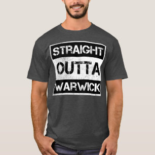 Camiseta Directamente fuera de Warwick ciudad Rhode Island