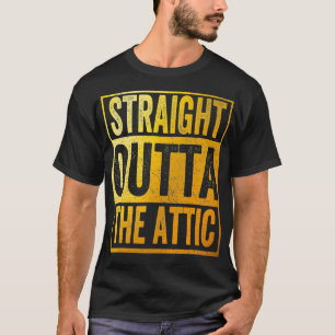Camiseta Directamente Fuera Del Ático Hvac Aire Acondiciona