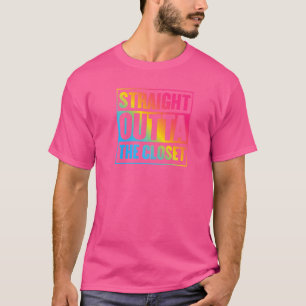 Camiseta Directamente Fuera Del Closet Cute Pansexual Pride