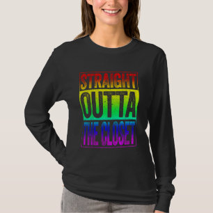 Camiseta Directamente Fuera Del Closet T Shirt Lgbt Pride S