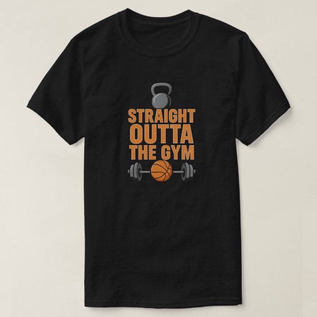 Camiseta Directamente Fuera Del Gimnasio (Diseño del anverso)