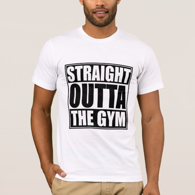 Camiseta Directamente Fuera Del Gimnasio (Anverso)