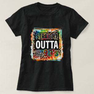 Camiseta Directamente fuera del leopardo de los años 90