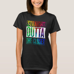 Camiseta Directamente Fuera Del Orgullo Gay Closet Lgbt