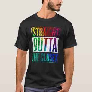 Camiseta Directamente Fuera Del Orgullo Gay Closet Lgbt