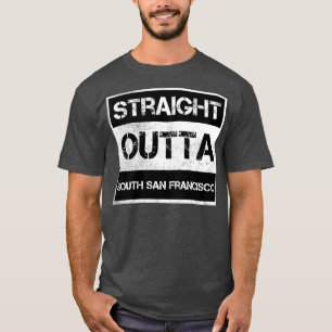 Camiseta Directamente fuera del sur de San Francisco, Calif