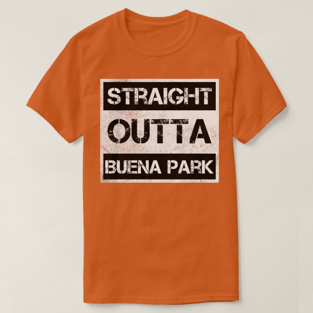 Camiseta Directamente Outta Buena Park ciudad California Vi (Diseño del anverso)