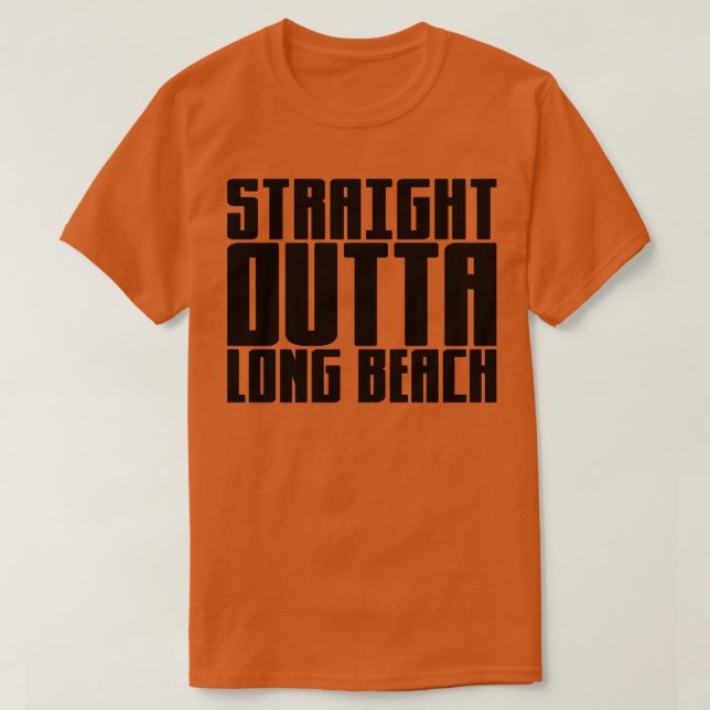 Camiseta Directamente Outta Long Beach 1 (Diseño del anverso)