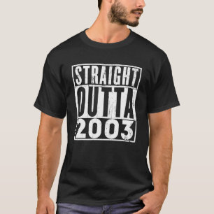 Camiseta Directamente Salidas 2003 Graciosos Regalos De Cum