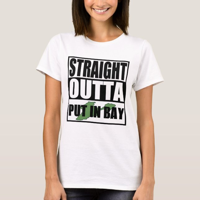 Camiseta Directamente Salidas Poner En La Bahía (Anverso)