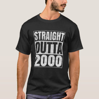 Camiseta Directamente Saliendo 2000 22º Regalo De Cumpleaño