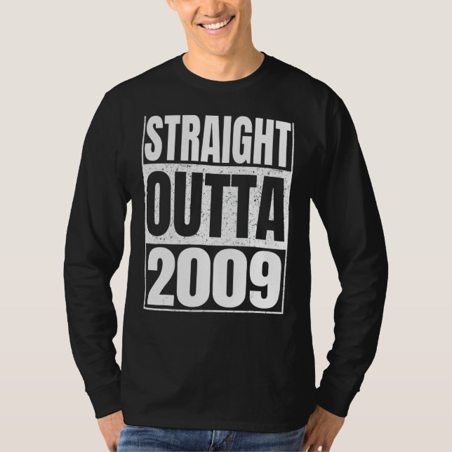 Camiseta Directamente Saliendo 2009 13er cumpleaños 13 años (Anverso)
