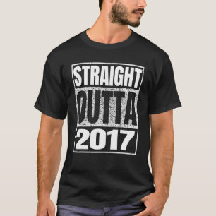 Camiseta Directamente Saliendo 2017 Graciosos Regalos De Se