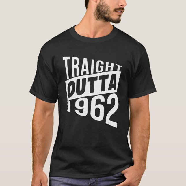 Camiseta Directamente Saliendo De 1962 60º Regalo De Cumple (Anverso)