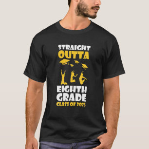 Camiseta Directamente Saliendo De La Octava Clase De Gradua