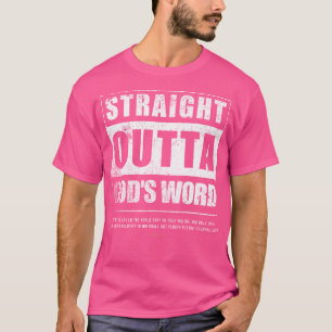 Camiseta Directamente Saliendo de los dioses Palabra Juan 3