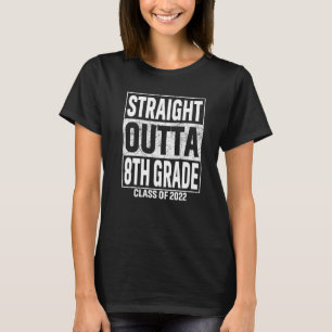 Camiseta Directamente Saliendo De Octavo Grado Clase De 202