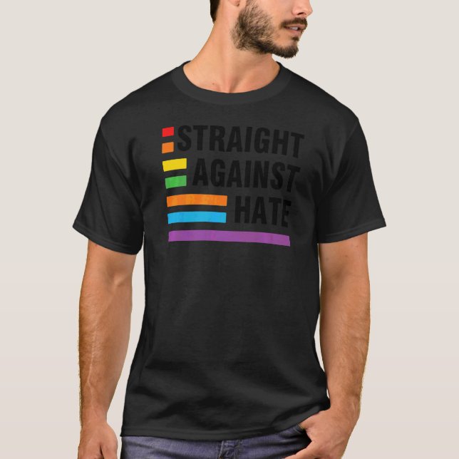 Camiseta Directo contra el Orgullo de Odio Lgbt (Anverso)