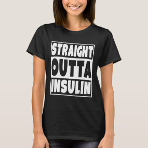 Camiseta Directo de la insulina Conciencia de la diabetes D
