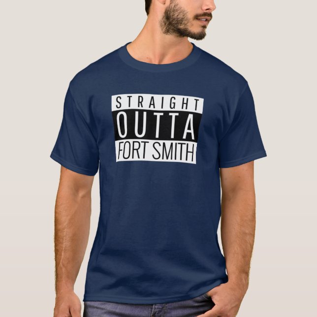 Camiseta Directo desde Fort Smith Arkansas Oversized 2 (Anverso)